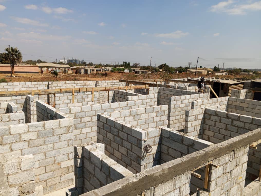 Lilayi House Foundation & Wall Progress